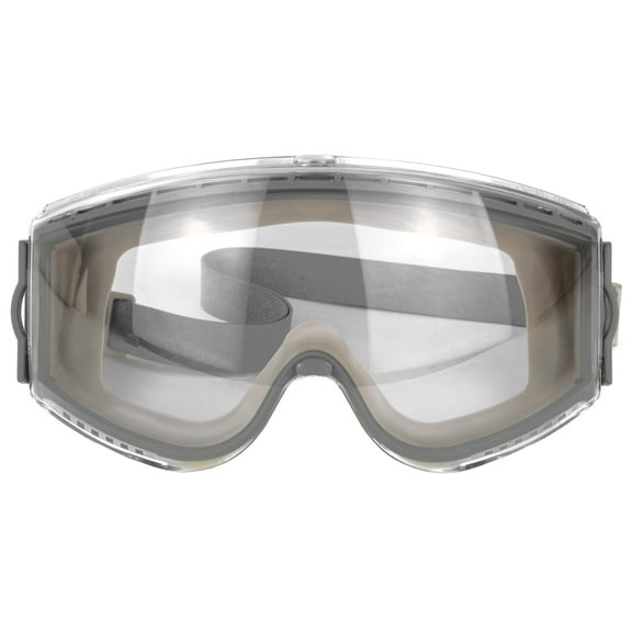 Uvex Stealth Safety Goggles with Clear HydroShield Anti-Fog Lens, White Body & Neoprene Headband (S3960HS)