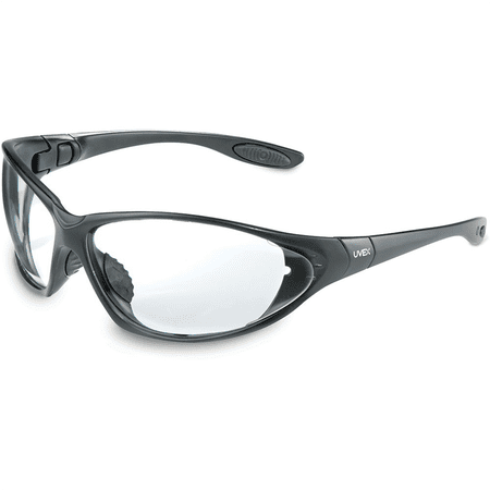 Uvex Seismic Orange Safety Glasses with Clear Anti-Scratch/Hard Coat Lens - S0600