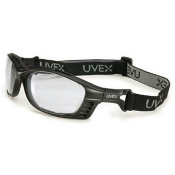 Uvex by Honeywell Livewire Safety Glasses With Matte Black Frame And