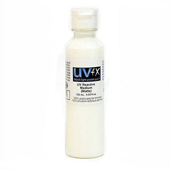 Tri-Art UV FX Medium - UV Reactive Medium - Matte, 120 ml Bottle