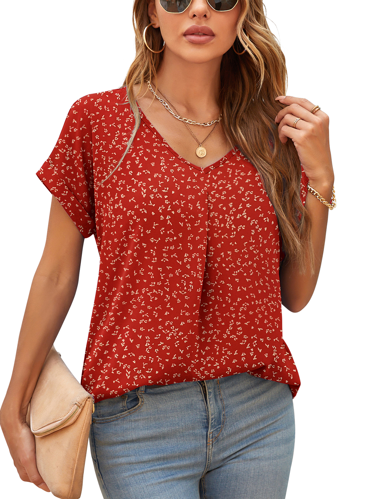 summer-female-butterfly-sleeve-blouse-women-s-professional-blouse