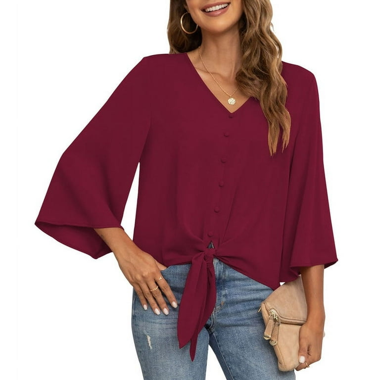 Cute blouses for work on sale
