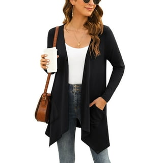Women Solid Color Sleeveless Long Vest Cardigan - Walmart.com