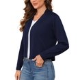 Uvplove Women's long Sleeve Cropped Cardigans Sweaters Jackets Short