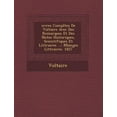 thumbnail image 1 of Uvres Completes de Voltaire Avec Des Remarques Et Des Notes Historiques, Scientifiques Et Litt Raires ... : Melanges Litt Raires. 1827 (Paperback), 1 of 1