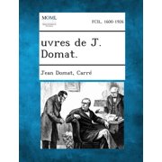 Uvres de J. Domat Paperback