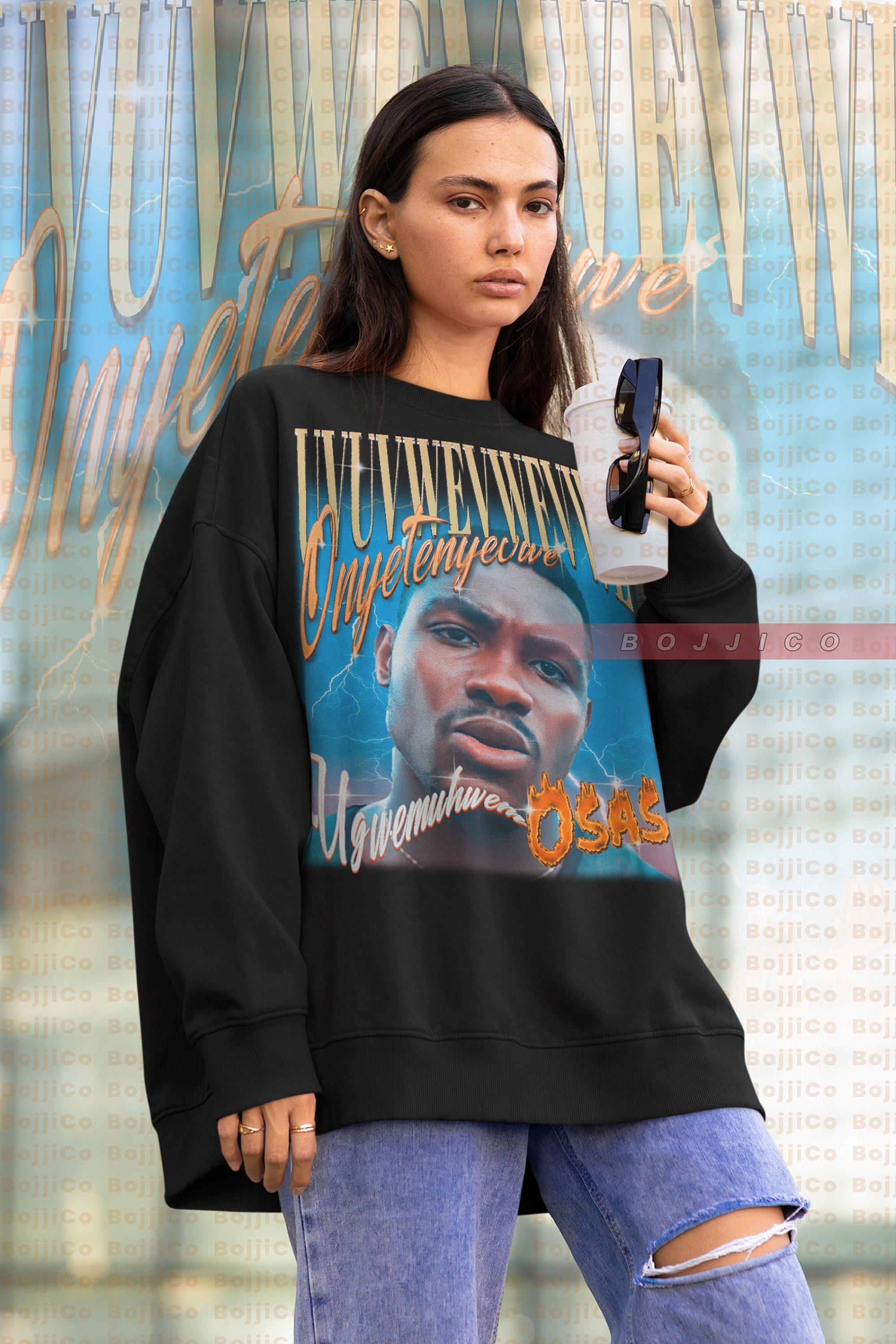 Uvuvwevwevwe Onyetenyevwe Ugwemuhwem Osas Sweatshirt, Mahershala Ali, The Longest Name, Hardest