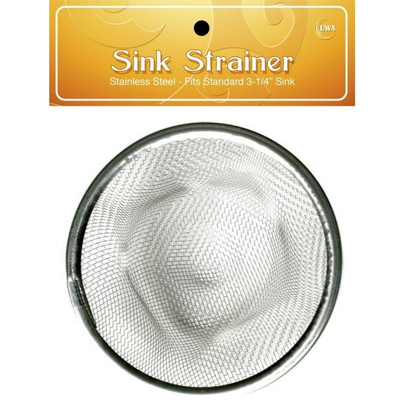 Uwa Stainless Steel Sink Strainer Fits Standard 3-1/4"