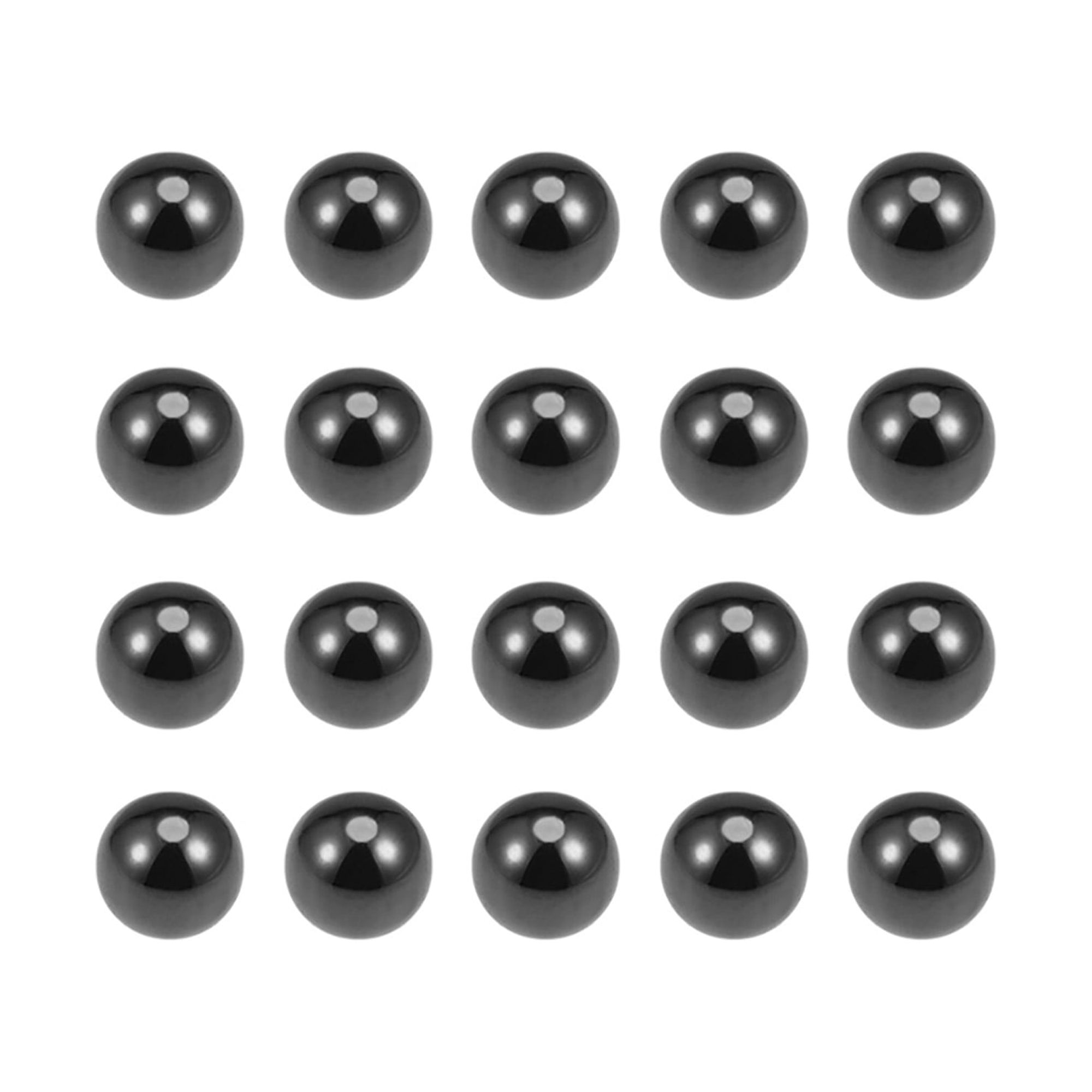 Uxcell Metric Bearing Precision Balls Silicone Nitride G5 Black 20pcs 0 ...