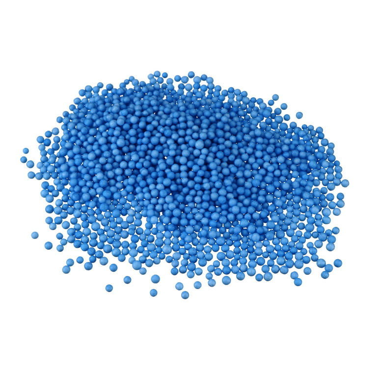 Uxcell 0.1 Blue Foam Beads Ball Mini for the Crafts and Fillings 1 Pack