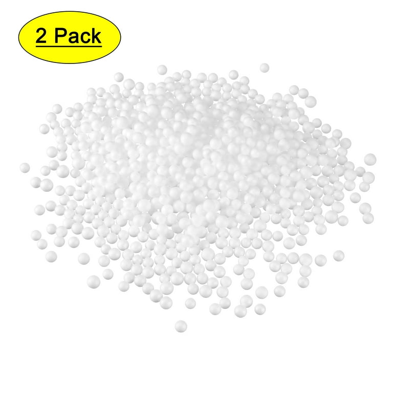 MT Products 8 inch White Polystyrene Foam Balls for Crafts - Pack of 2