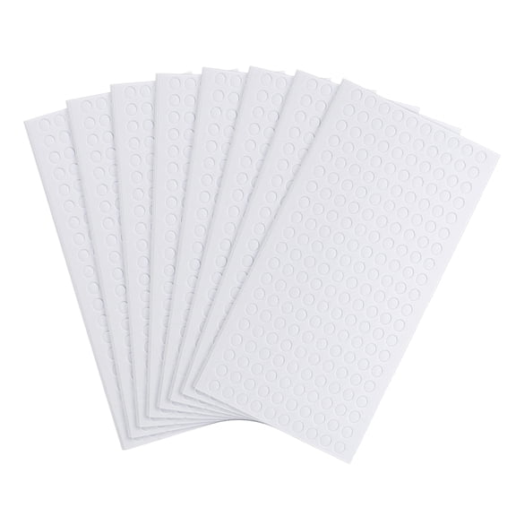 Uxcell 0.12 Inch Foam Dots Squares, 1600 Pcs 8 Sheets Round Shape 3D Foam Tapes Mount for Craft DIY Art