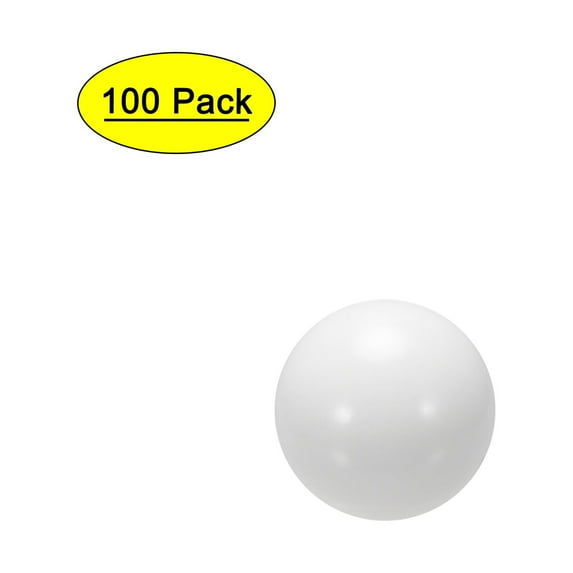 Uxcell Metric Bearing Precision Balls PP White 100pcs 0.12''
