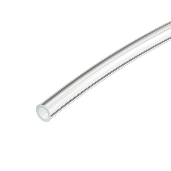 Uxcell 0.12''x0.2'' Vinyl Tubing Flexible Water Pipe PVC Plastic Transparent 1pcs