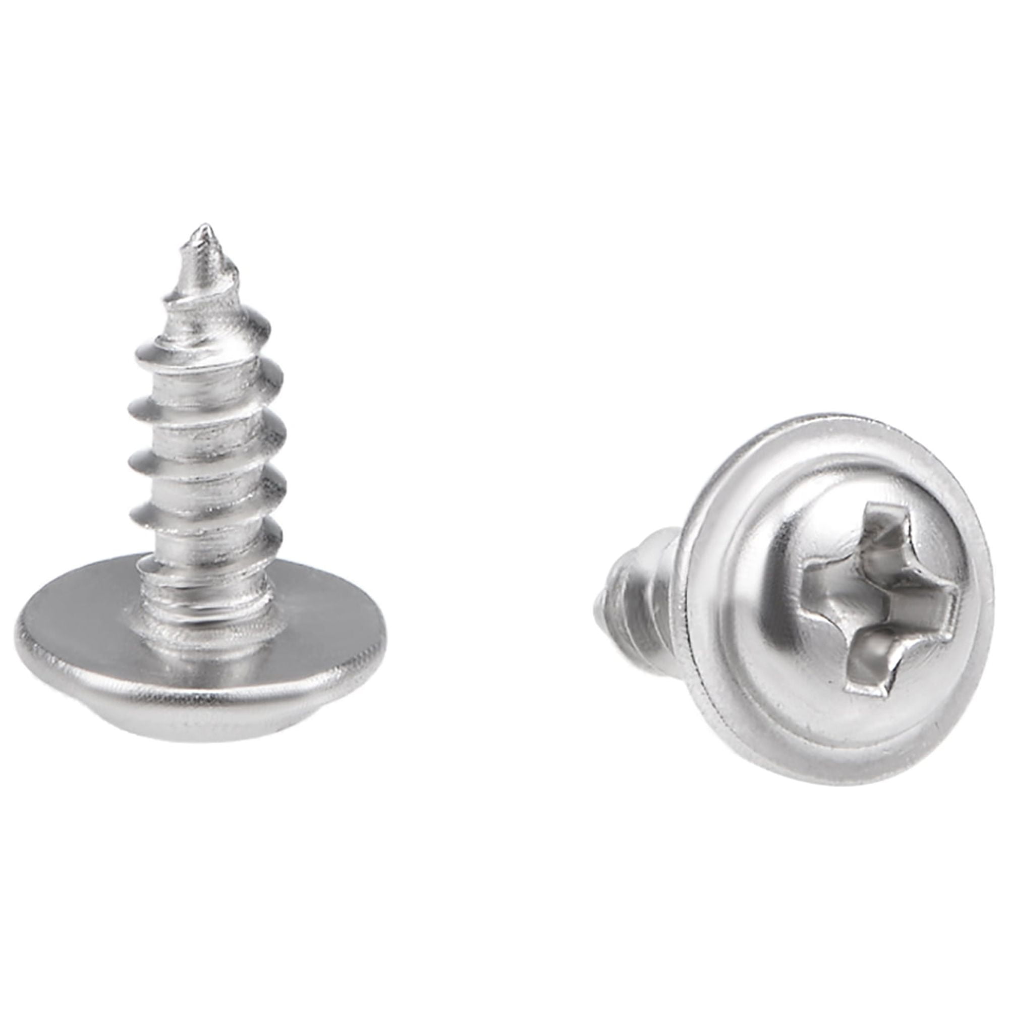 Uxcell 100Pcs M3x4mm Machine Screws - Phillips Pan Head 304 Stainless Steel Bolts