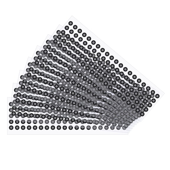 Uxcell 0.12mm 3D Scanner Marker Dots Positioning Point, 750 Pcs High Reflection 3D Scanning Tracking Dots Positioning-Point Markers for Enhanced Laser 3D-Scan Precision Position