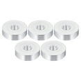 thumbnail image 1 of Uxcell 0.17" ID x 0.55" OD x 0.16" L Round Aluminum Spacer Fit for M4 Screw Bolts 5 Pack, 1 of 5