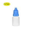 thumbnail image 1 of Uxcell 0.17 oz Empty Small Mouth Squeezable Eye Liquid Dropper Bottle Plastic Blue 10 pcs, 1 of 6