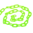 thumbnail image 1 of Uxcell 0.2" Diameter 33Ft Length Plastic Chain Barrier Safety Link Chain Stanchion for Crowd Control, Green, 1 of 6
