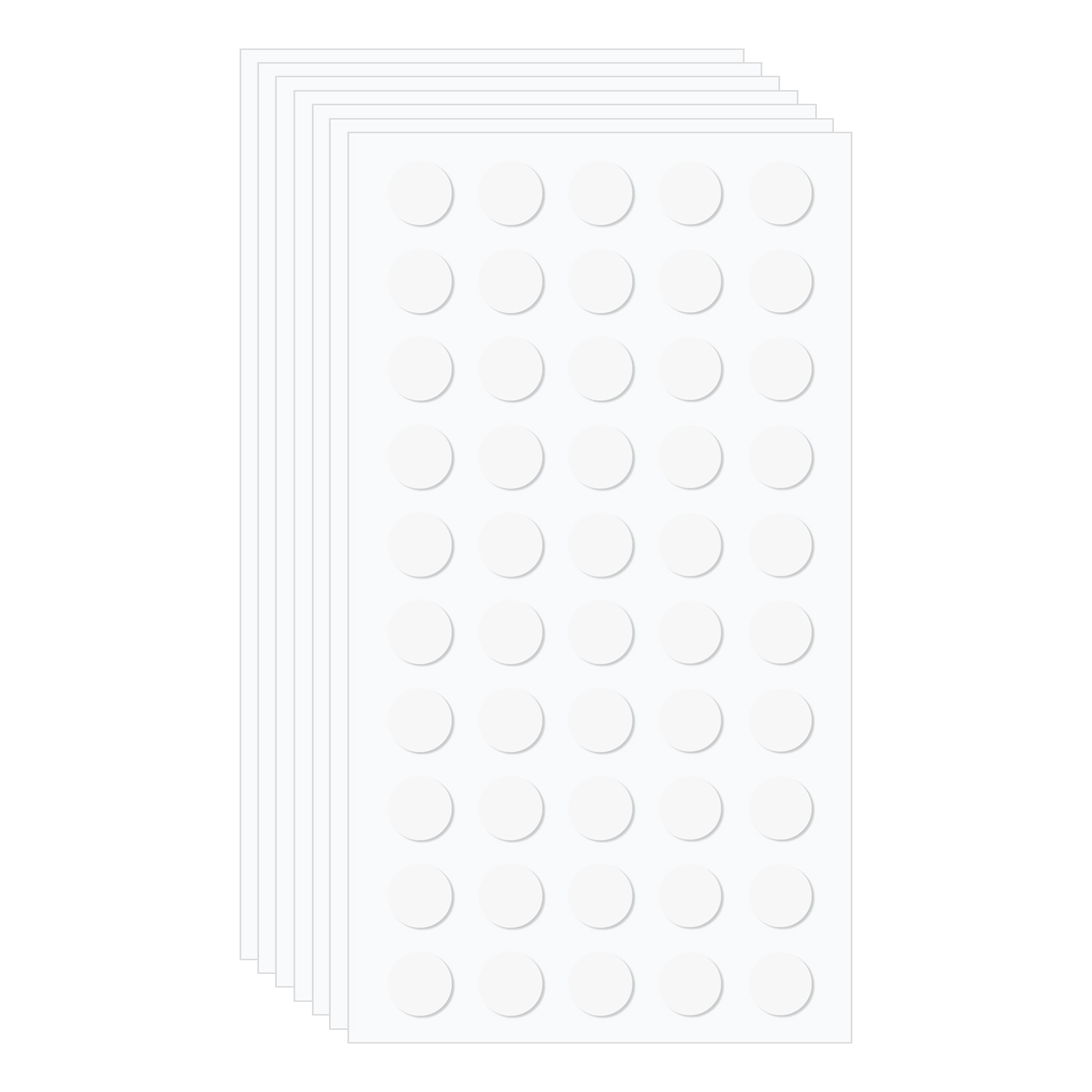 Uxcell 0.2" Double Sided Adhesive Dots, 350 Pack Clear Sticky Tack