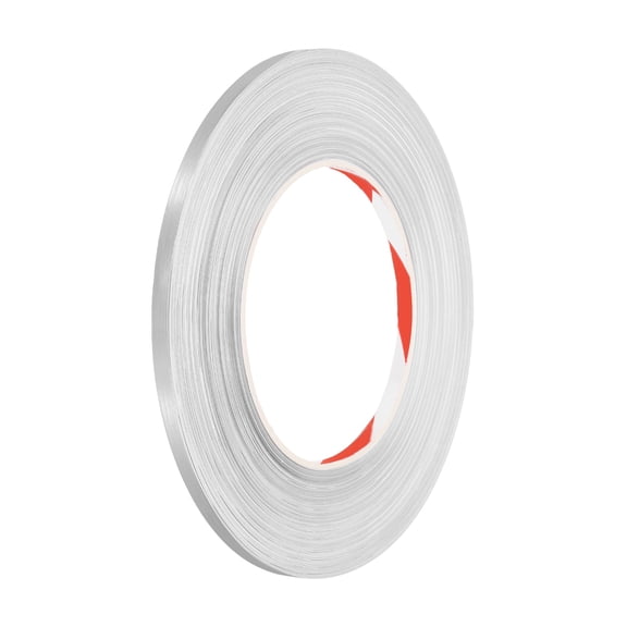 Uxcell 0.2 Inch x 164 ft Floor Tile Stickers, Metallic Foil Tape, Self Adhesive Waterproof Gap Tape for Wall, Floor, Bathroom, Living Room, Wardrobe, Tile, Car, Art, Silver
