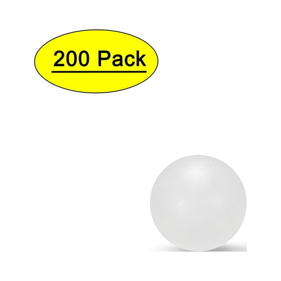 Uxcell Metric Bearing Precision Ball PP White 200pcs 0.2''