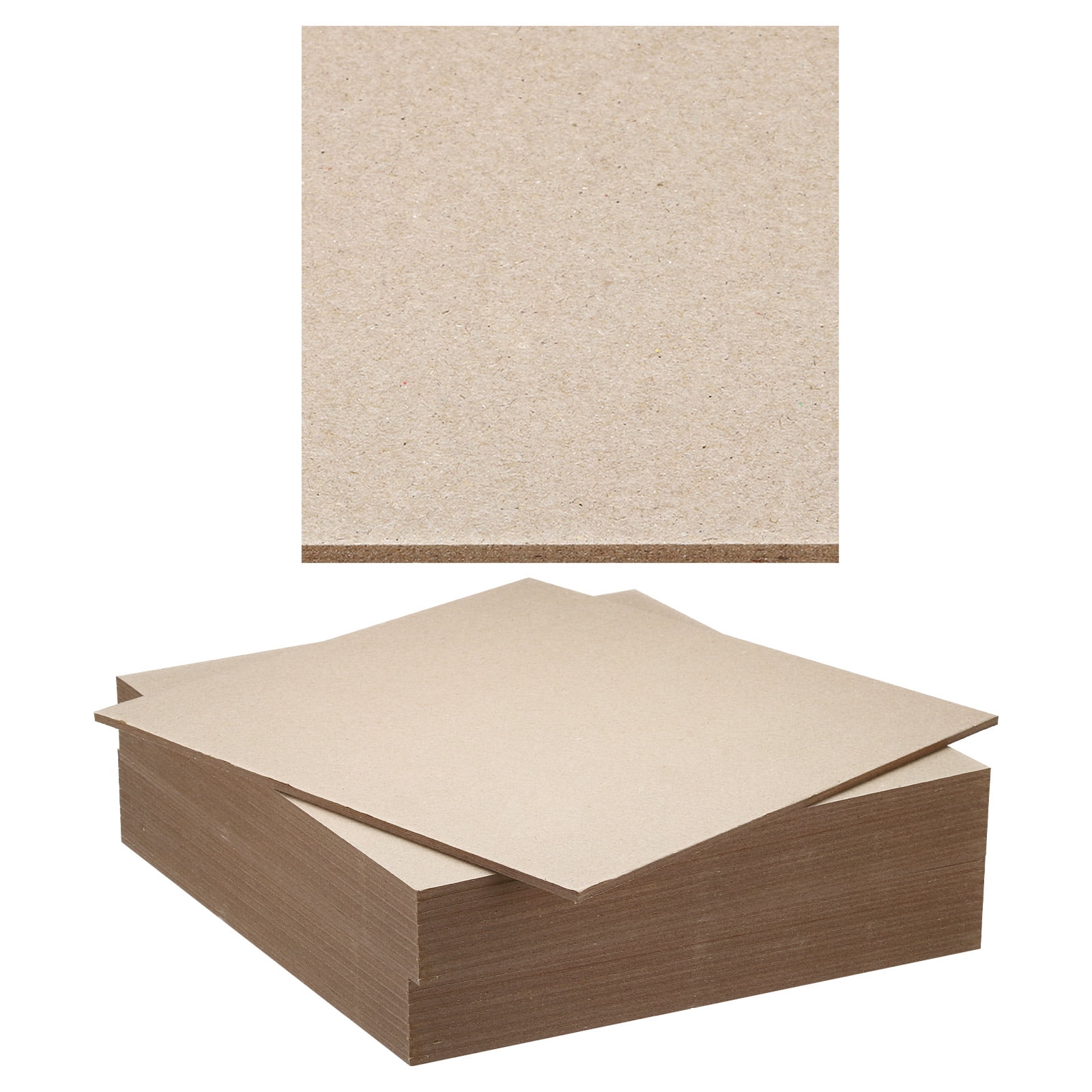 Uxcell 0.2"x12"x12" Book Board, 20 Pack Chipboard Sheets Book Binding