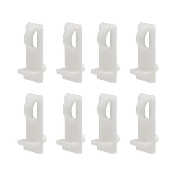 Uxcell 0.20'' Shelf -Locking Shelf Support Pegs Shelf Bracket Peg Plastic White 20pcs
