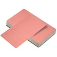 thumbnail image 1 of Uxcell 0.21mm Metal Business Cards Blank Name Card Laser Engraving Aluminum, Rose Gold 60 Pack, 1 of 6