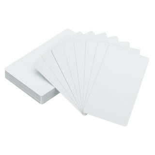 Uxcell 3.5 x 2 Blank Paper Business Cards, 90 Pack Small Index Flash Cards  Words Message Note Card, White 