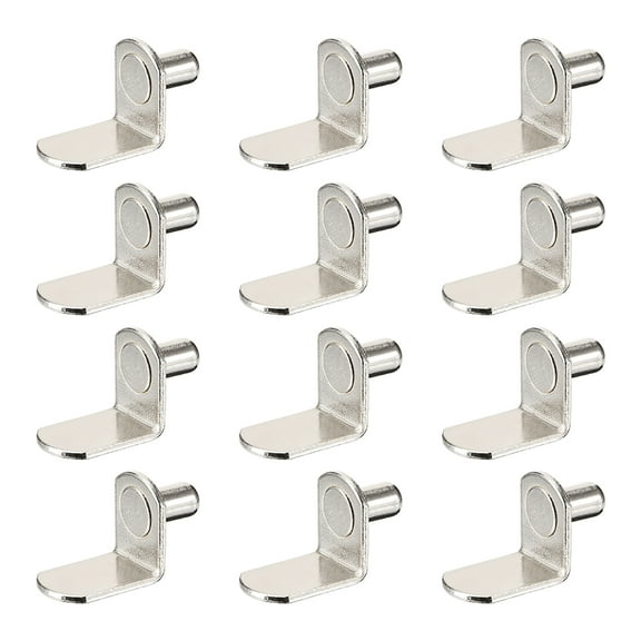 Uxcell 0.24" L-Shaped Shelf Support Peg  Support Shelf Bracket Peg 50Pcs