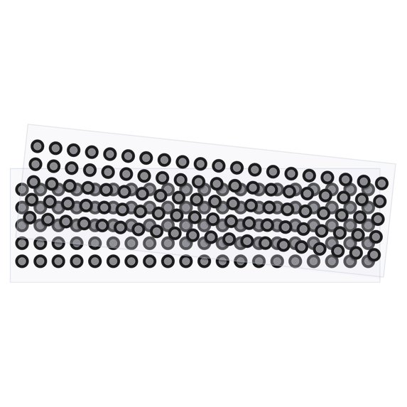 Uxcell 0.24mm 3D Scanner Marker Dots Positioning Point, 250 Pcs High ...