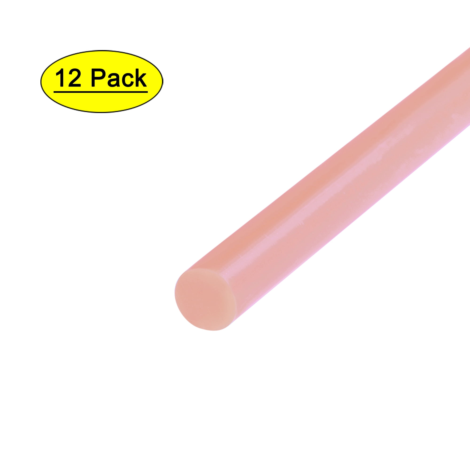 Unique Bargains 0.27 x 4 White Mini Hot Glue Sticks for Glue 12 Pack 