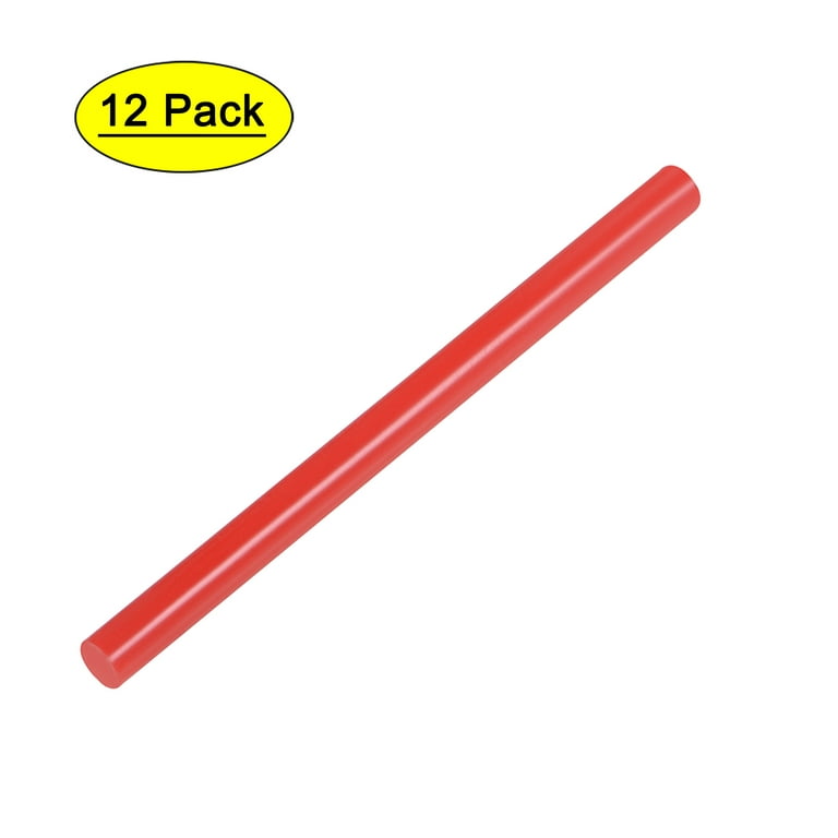 Artellius 100 Pack Red Hot Melt Mini Glue Gun Sticks 4 x 0.27