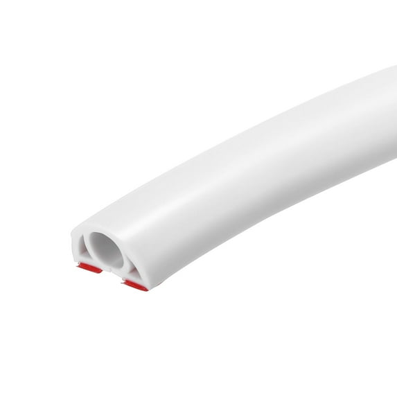 Uxcell 0.3"D 3.9ft Floor Cord Cover Cable Protector Cable Management White