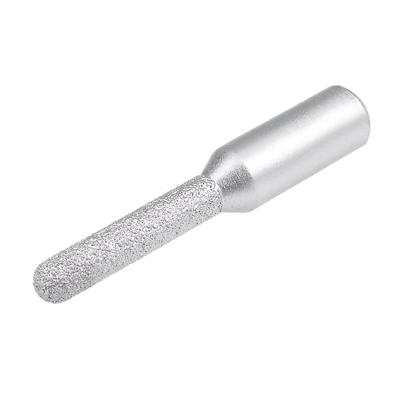 Uxcell 0.31'' Diamond Straight Router Bit Brazed Cylinder Profile Wheel 1/2-inch Shank for Stone Marble