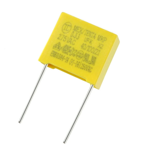Uxcell 0.33uF 275VAC X2 MKP Polypropylene Film Safety Capacitors 5 Pack