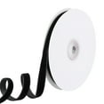 thumbnail image 1 of Uxcell 0.35 Inch x 10 Yard Velvet Ribbons Single Faced Vintage Velvet Ribbons Spool for Decor DIY Black, 1 of 6