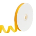 thumbnail image 1 of Uxcell 0.35 Inch x 10 Yard Velvet Ribbons Single Faced Vintage Velvet Ribbons Spool for Decor DIY Yellow, 1 of 6