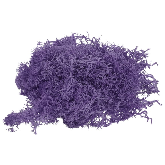 Uxcell 0.35 OZ Moss Fake Moss Artificial Moss Natural Preserved Moss for Arts Floral DIY Project (Purple)