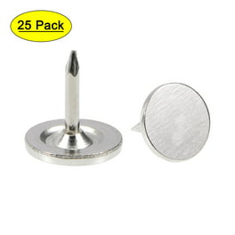 eBoot Tie Tacks Blank Pins with PVC Rubber Pin Backs (50)