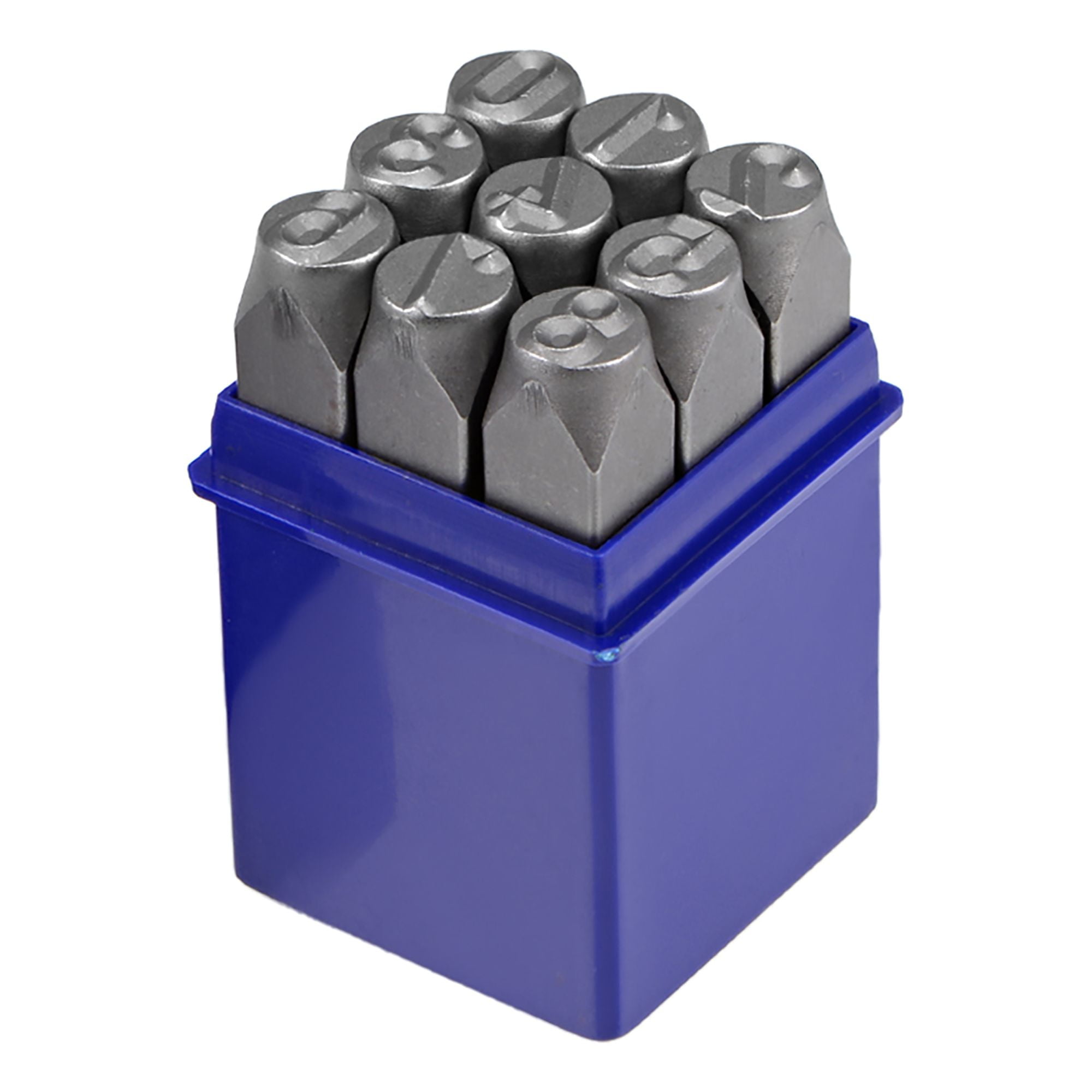 Uxcell 0.39'' Numbers Punch Set for Wood Leather Steel Punch Tools