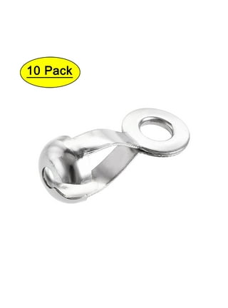 Uxcell 6mm 6.5mm Pull Loop Ball Chain Connector 10 Count