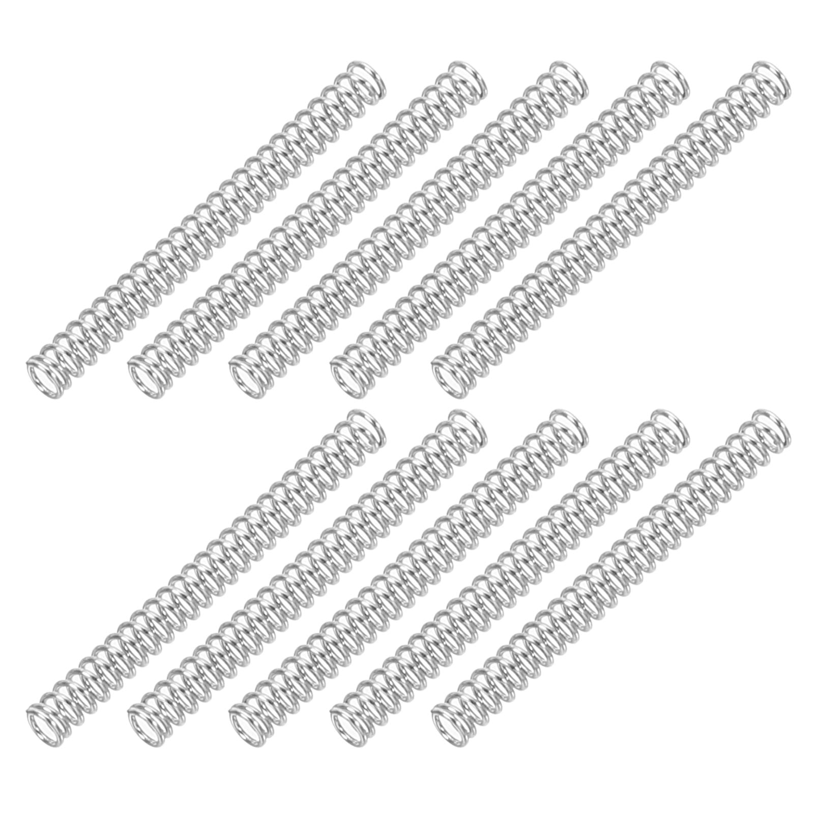 Uxcell 0.3mm Wire Dia x 2mm OD x 20mm L Compression Spring, 304 ...