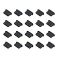 thumbnail image 1 of Uxcell USB Type C Dust Plug, Anti Dust Plug Cover Silicone Charging Cap Port Cover Protector Female End for Computer Black, 1 of 6