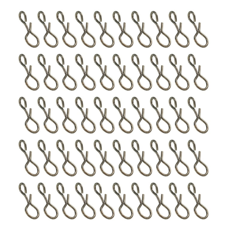 Uxcell 0.4 Stainless Steel Fly Fishing Snaps Quick Change No Knot Fast  Snap, 200 Pack