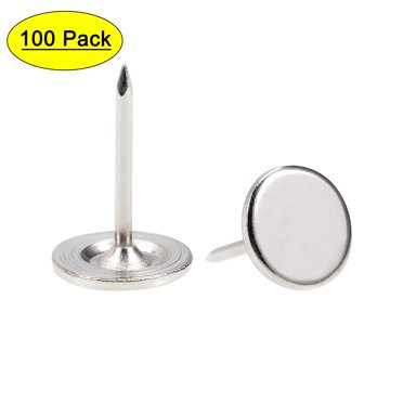 Upholstery Nails Tacks 19mm Head Dia Antique Round Thumb Push Pins Copper Tone 25 Pcs