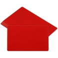 thumbnail image 1 of Uxcell 0.45mm Metal Business Cards Blank Name Card Laser Engraving Aluminum, Red 20 Pack, 1 of 6