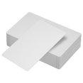 thumbnail image 1 of Uxcell 0.45mm Metal Business Cards Blank Name Card Laser Engraving Aluminum, Silver 100 Pack, 1 of 6