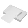 thumbnail image 1 of Uxcell 0.45mm Metal Business Cards Blank Name Card Laser Engraving Aluminum, Silver 24 Pack, 1 of 6